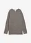 Lång sweatshirt med stickad look, bonprix