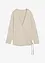 Omlottcardigan med stickad look, bonprix