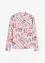 Blus med blommönster, bonprix