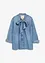 Jeansblus med knytband, bonprix