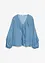 Chiffongblus med volanger, bonprix