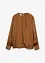 Blus i följsam satin, bonprix