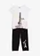 T-shirt + 3/4-leggings för barn (2-delat set), ekologisk bomull, bonprix