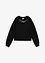 Oversizesweatshirt med strass, bonprix