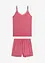 Pyjamas med shorts av mjuk pointelle-jersey, bonprix
