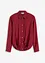 Blus med omlottdetalj av material med struktur, bonprix