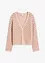 Hålmönstrad cardigan, bonprix