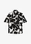 Blus av böljande satin, bonprix