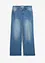 Straight jeans medelhög midja, bonprix