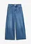 Wide Leg Jeans med medelhög midja, bonprix