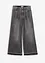 Wide Leg Jeans, cropped, bonprix