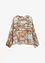 Chiffongblus med rysch, bonprix