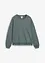 Sweatshirt med spetsbesättning, bonprix