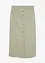 Midikjol av twill, bonprix