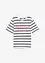 Randig T-shirt av ren bomull, bonprix