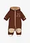 Overall i softshell med teddyfleece och huva, bonprix