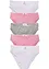 Trosa med mjuk bomull och satinrosett (5-pack), bonprix