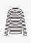 Ribbstickad topp av ren bomull, bonprix