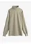 Sweatshirt med ståkrage i stabil trikå, bonprix
