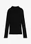 Ribbstickad topp i viskosmix, bonprix