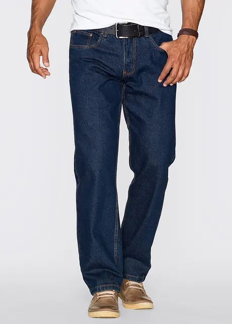 Regular Fit Jeans, Straight, gjorda av stadig denim, bonprix