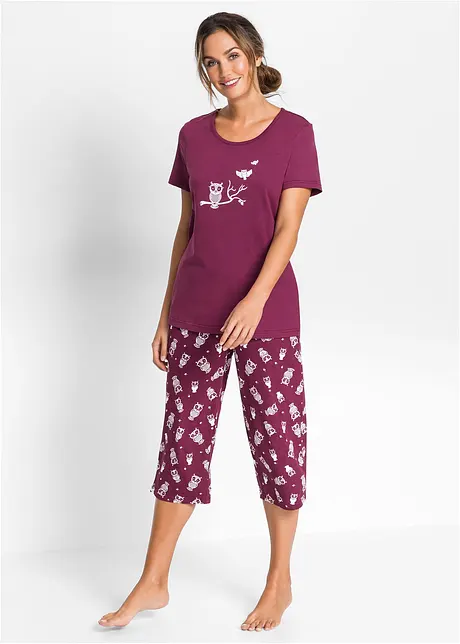 Kortärmad capripyjamas, bonprix