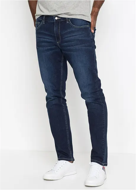 Stretchjeans, Regular Fit, Tapered, bonprix