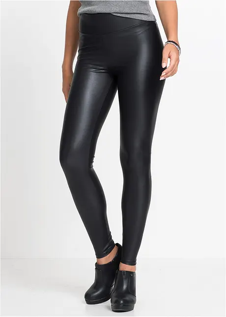 Leggings med ytbeläggning, bonprix