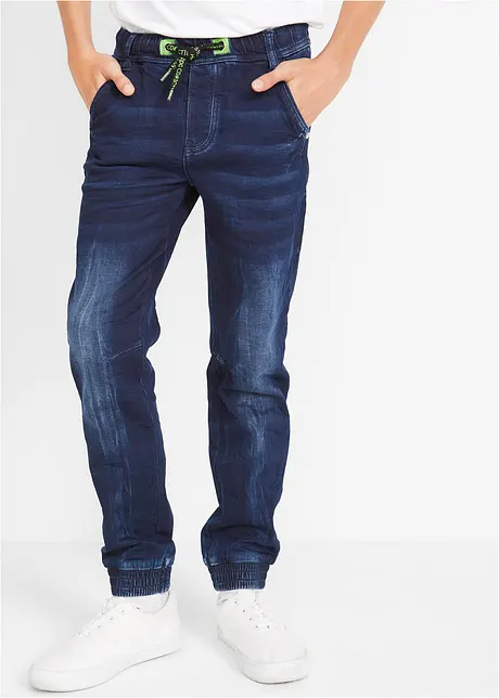 Trikåjeans Mid Waist för barn, med bekväm midja, bonprix