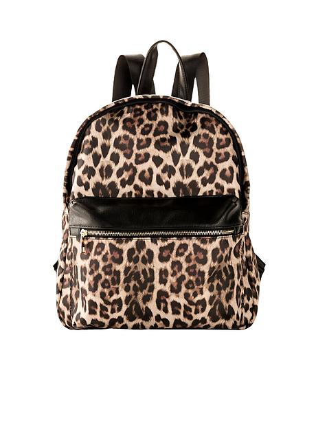 leopardmönstrad ryggsäck leopardmönstrad ryggsäck