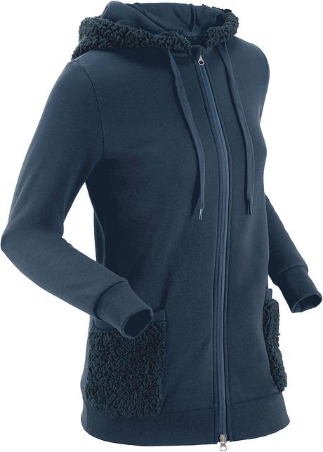 Jacka i teddyfleece, långärmad Jacka i teddyfleece, långärmad