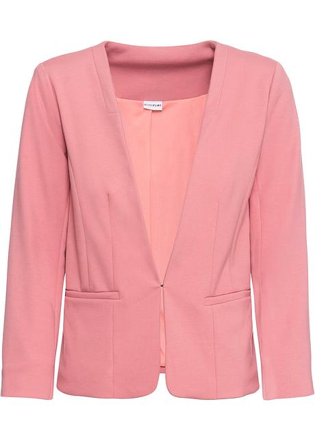 Kort kavaj puderrosa Dam BODYFLIRT bonprix.se Rosa kavaj från Bodyflirt till dam.
