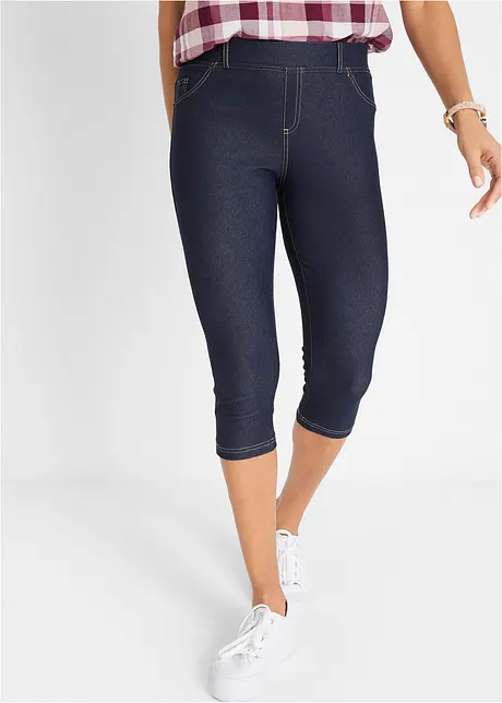 Caprileggings med jeanslook, bonprix