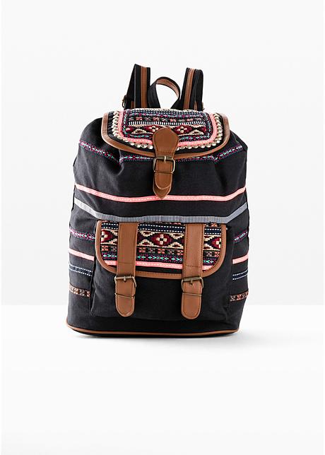 Etnoinspirerad ryggsäck mörkblåfärgmix Dam RAINBOW Kavaj av canvas mörkblå RAINBOW köp online bonprix.se
