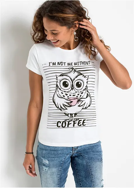 T-shirt av ren bomull, bonprix