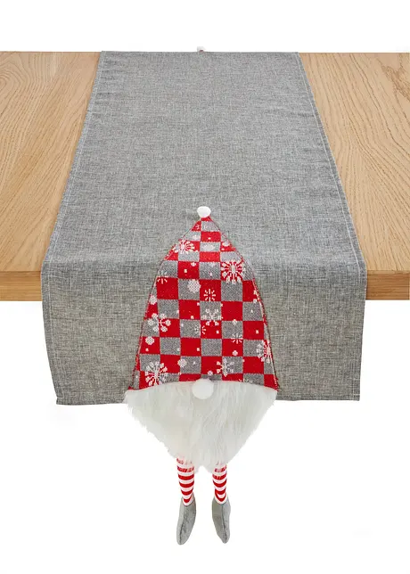 Bordsduk med tomte med filtben, bonprix