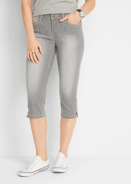 Stretchiga caprijeans (2-pack), bonprix
