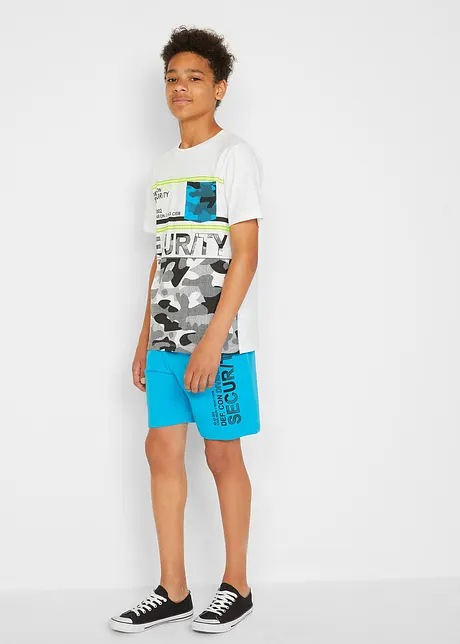 T-shirt och shorts för barn (2 delar) i ekologisk bomull, bonprix