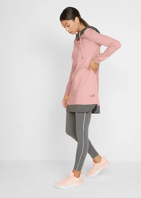 Lång sweatshirt och leggings (2 delar), bpc bonprix collection