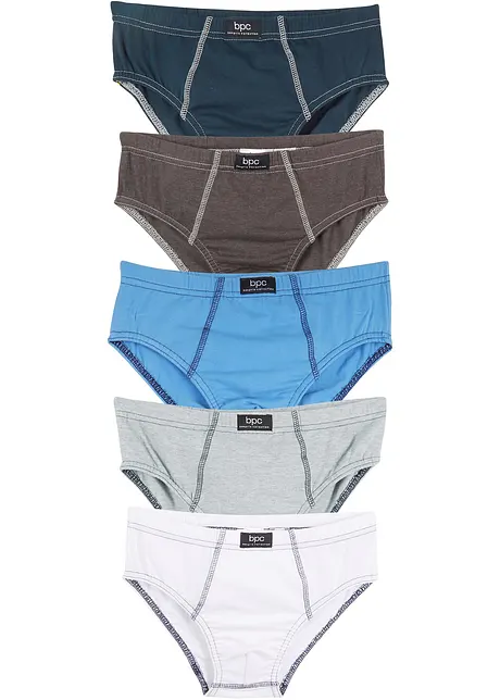 Pojkkalsonger (5-pack), av ekologisk bomull, bonprix