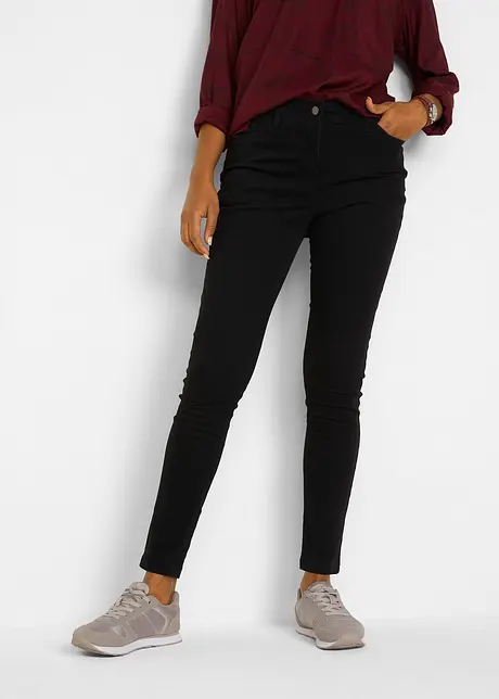 Slim Fit Jeans Mid Waist, med bekväm midja, bonprix