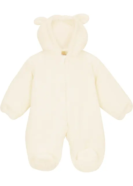 Babyoverall med luva i teddyfleece, bpc bonprix collection