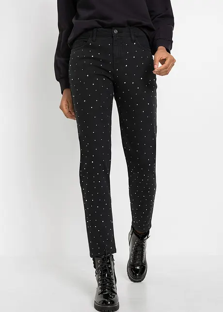 Stretchbyxa med glitterstenar, RAINBOW