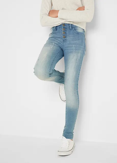 Stretchjeans för flickor, bonprix