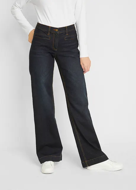 Flared Marlene Jeans Mid Waist, bonprix