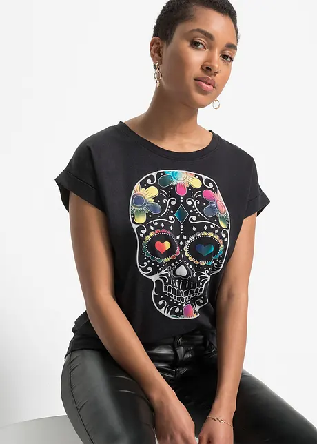T-shirt av mjuk viskosmix, bonprix