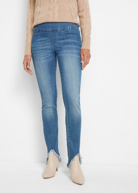 Blu Bonprix Donna Abbigliamento Pantaloni e jeans Jeans Jeggings Jeggings prémaman pacco da 2 