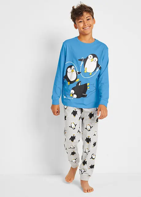 Pyjamas med ekologisk bomull (2 delar), bonprix