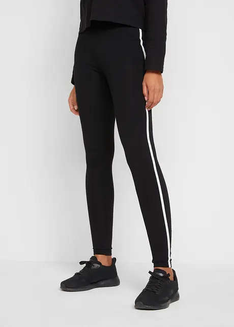 Ankellånga sportleggings i ekologisk bomull (2-pack), bpc bonprix collection