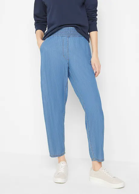 Mom Jeans High Waist, ekologisk bomull, bonprix